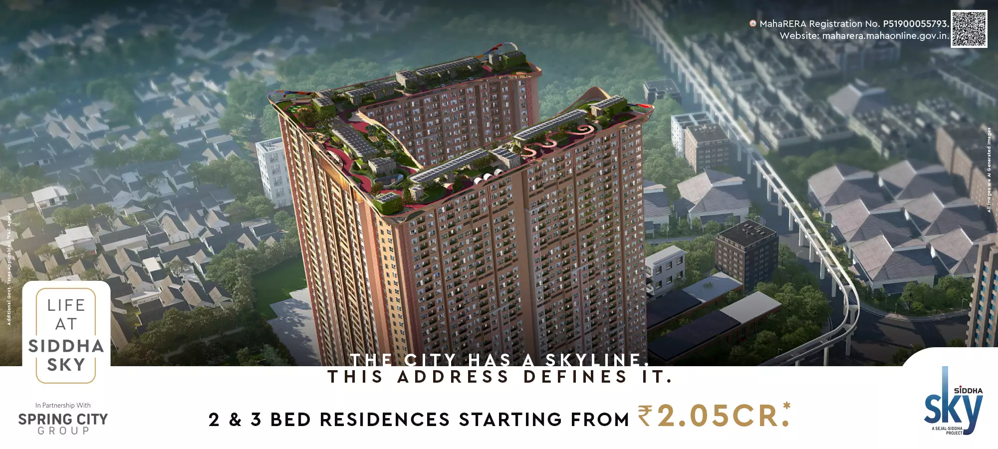gated community in central mumbai